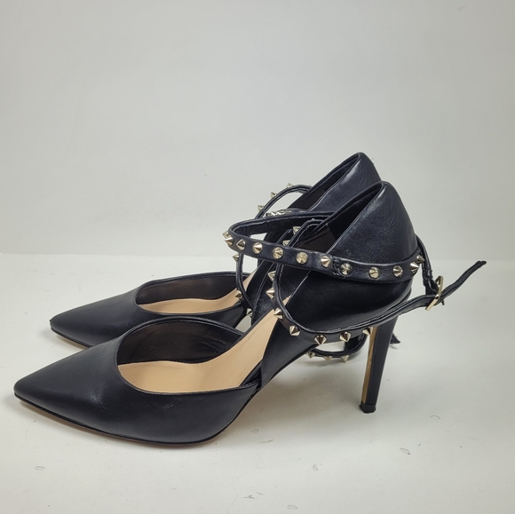 Jennifer Lopez Black Studded Women's Shoes New - Picture 5 of 15